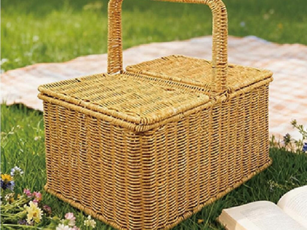 Handwoven Picnic Basket