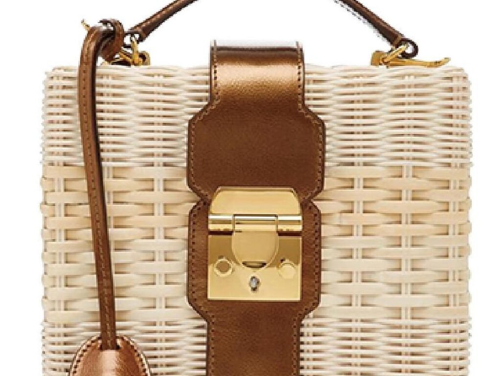 Round Woven Bucket Bag