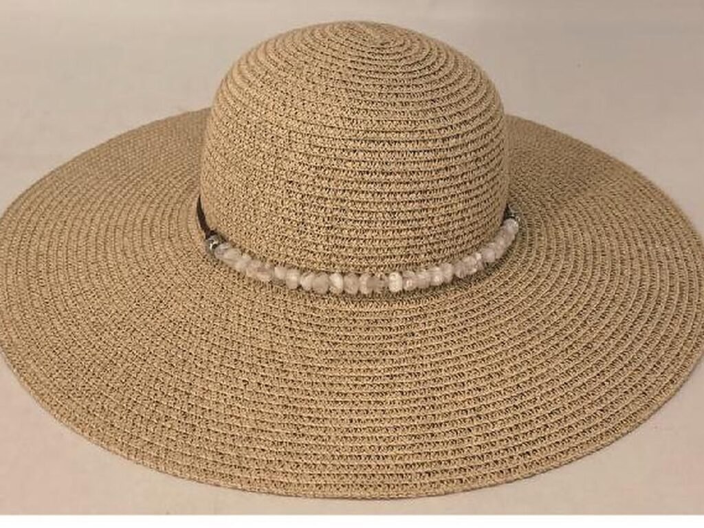 Foldable Wide-Brim Straw Beach Hat