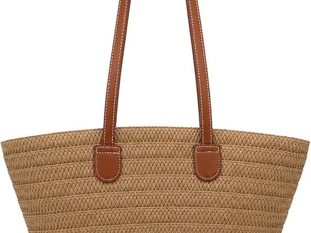 Lightweight Straw Shoulder Bag