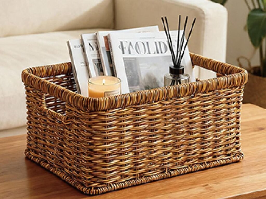 Handled Home Storage Basket