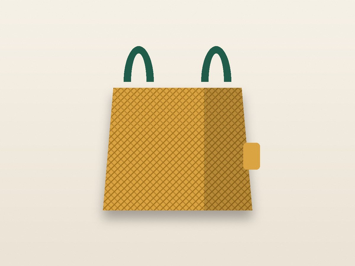 Promotional Straw Shopper